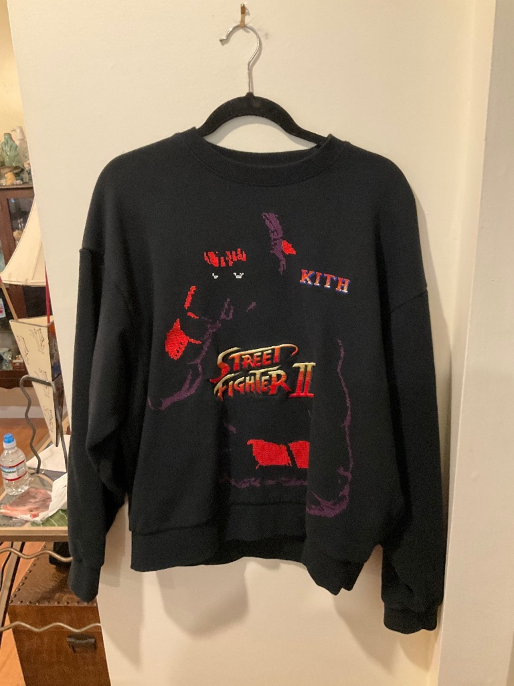 EUC Kith Street Fighter II Embroidered Sweatshirt Size Medium